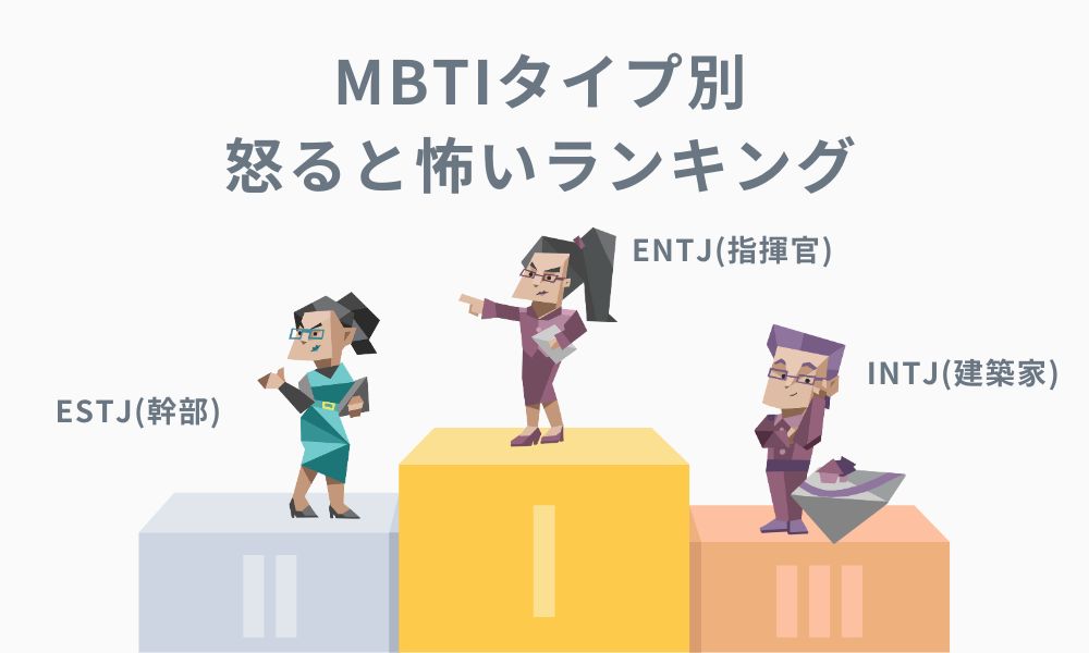 MBTIタイプ別怒ると怖いランキング