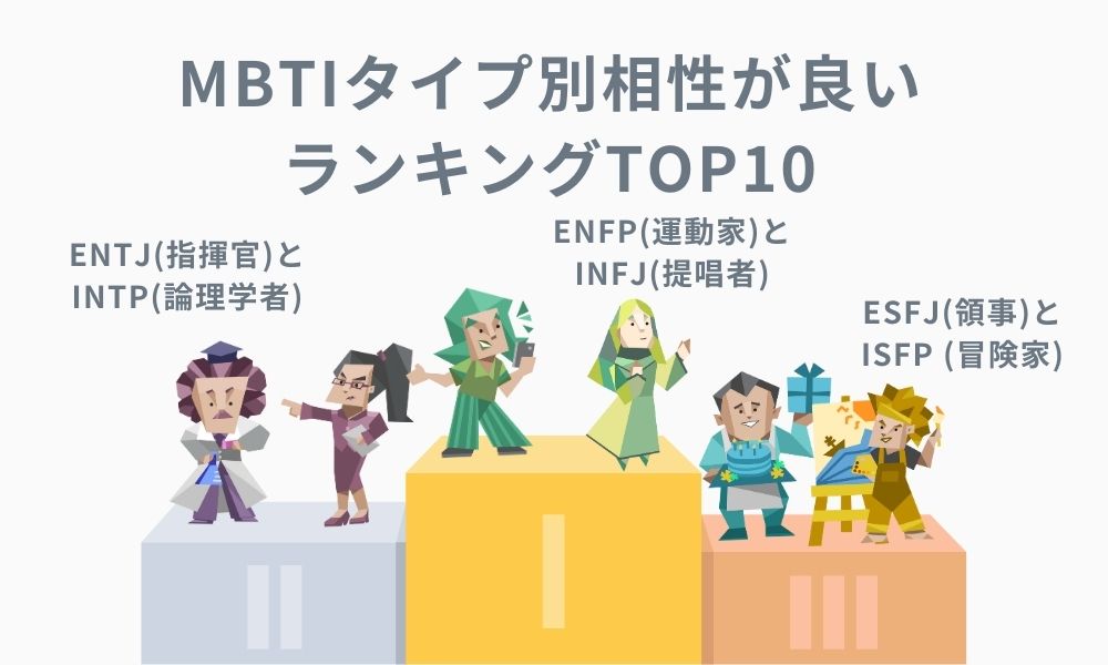 MBTIタイプ別相性が良いランキングTOP10