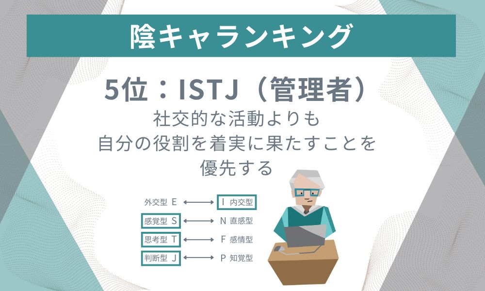 5位: ISTJ