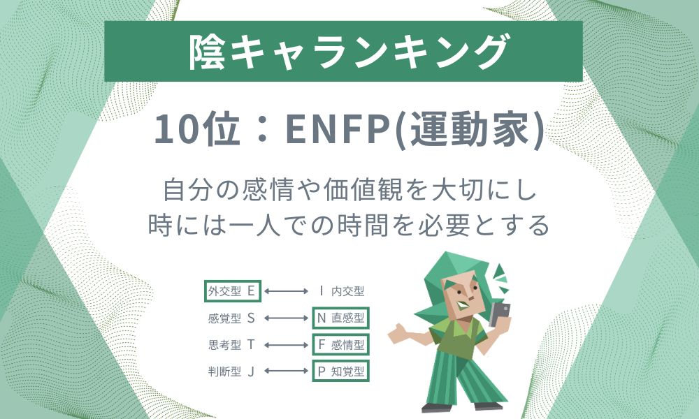 10位: ENFP