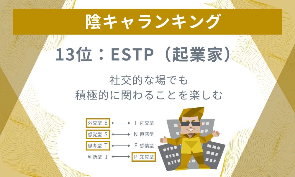 13位: ESTP